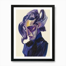 'Strange Woman' Art Print Framed Wall Art Poster Canvas Print Picture