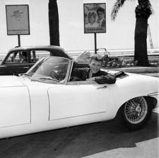 Johnny Hallyday at the wheel