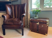 Stunning leather brass - leather, &