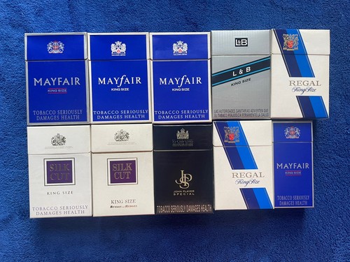 10x vintage cigarette packets - vintage,