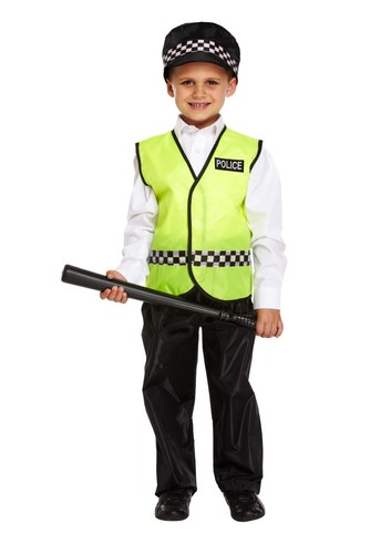 Kids police costume policeman - kids,