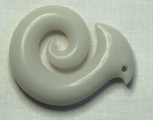 Hetian jade white - jade, swirl