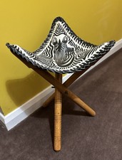Vintage African Tripod Zebra