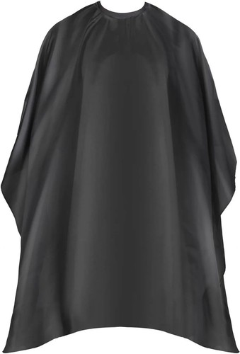 Black barber stylist cape - black, hair