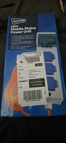Leisurewise mobile power mains - mobile,