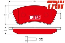 Front brake pads - front,
