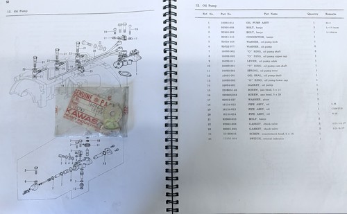 Genuine kawasaki nos - genuine, oil