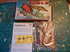 ESCI Fokker D VII WW1 German  fighter plane Model Kit 1/72 -free uk postage