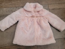Nutmeg Faux Fur Girls Coat