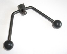 Fixed bipod stand for rifle support - fits Anschutz fore end rail