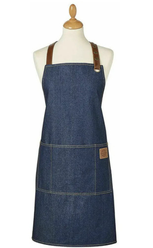 Denim apron blue - denim, cotton