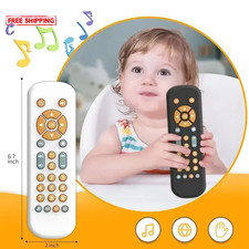 Infant Simulation TV Remote Control Toys with Music and Light Musical Baby Toy S