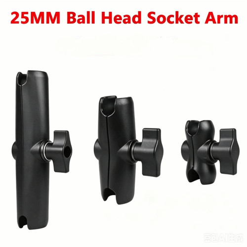 Double socket ram mount - socket,