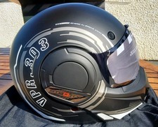 Viper VPR303 F242 Modular Flip Up Motorcycle Helmet Graphite Black Small 55-56cm
