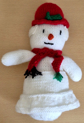 Hand knitted christmas - hand,
