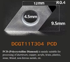 10 X DCGT11T304 PCD Premium