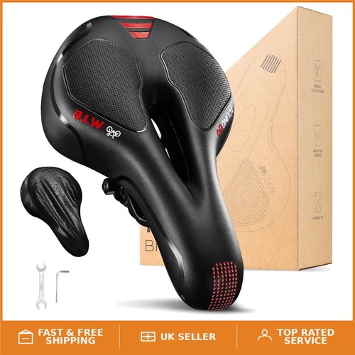 Ergonomic gel bicycle saddle - saddle,