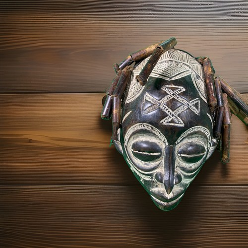 Authentic african art - authentic, wooden