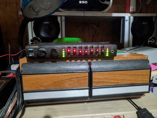 Vtg rare 80s pyramid - 80s, pre-amp
