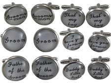 Cufflinks Silver Plated