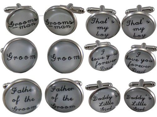 Cufflinks silver plated - cufflinks,