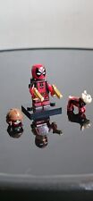 Custom Lego Minifigure Deadpool  Marvel hero KidPool Dog-pool headpool