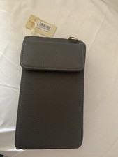 House of Milano Dark Grey Cross Body Purse/Small Handbag