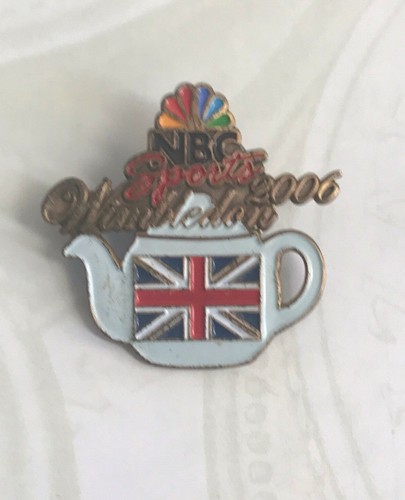 Nbc tea pot pin - nbc,
