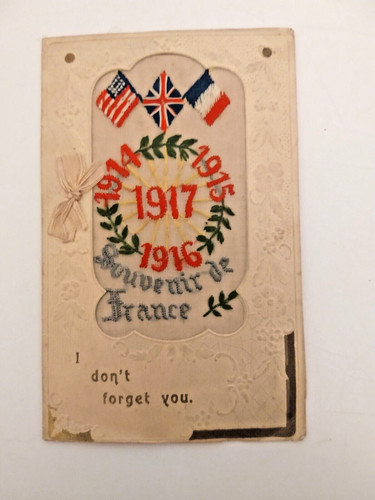 Ww1 embroidered silk - ww1,