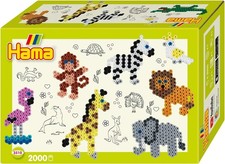 Hama Zoo Small World, Fuse Beads Set, New but dented, scruffy box