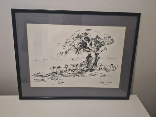 Large vintage 1989 print wendy - print,