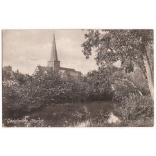 GODALMING Surrey The Church Postcard, Postmarked 1916