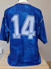 Original Leicester City Match Issue Player Shirt 1992 Bukta Mens 42" #14 