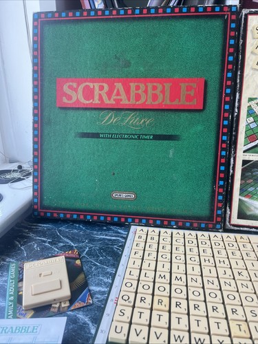 Scrabble board game complete - game,