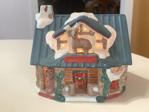 1997 log cabin christmas - cabin,