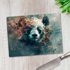 Panda Bear Paint Splatter