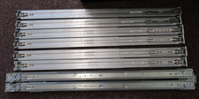 1U Server Rack Rails, Job Lot, 4 Pairs