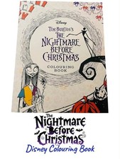 Disney Tim Burton's The Nightmare Before Christmas Colouring Book NEW!! FREE P&P