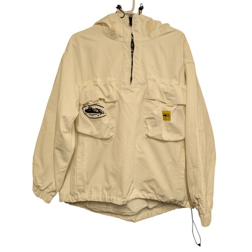 Corteiz white storm jacket - white,