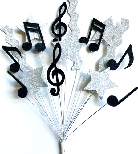 Glitter sparkly paper - sparkly, music