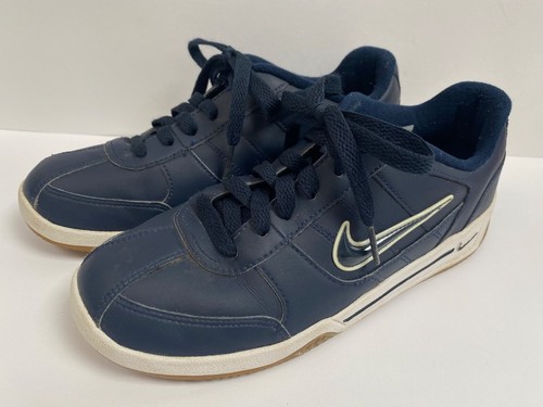 Nike navy retro trainers 5 - navy, uk