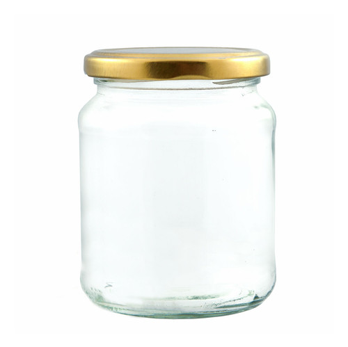 Glass honey jars - glass, 1lb