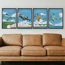 4 Bundle Aircraft Print