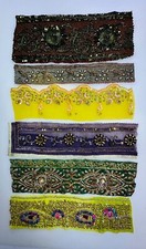 6 Sari/Saree Edging 10' Strips