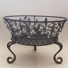 Large Metal Fruit Bowl