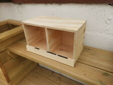 Wooden Double Nesting Box