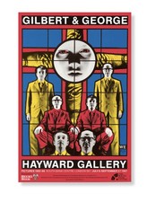 Gilbert & George 1987 Exhibition Poster (Reprint) 50 x 70 cm 