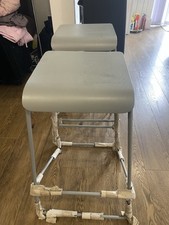 JOHN LEWIS & PARTNERS SPOT BARSTOOL In Grey X 2