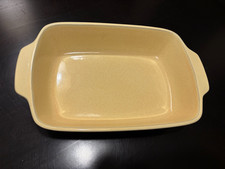 DENBY JUICE Rectangular Casserole Server Baking Dish 14" x 8.75" Blue Yellow