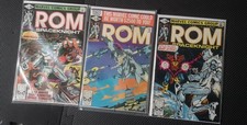 3 books marvel ROM spaceknight Comics #5 10 12